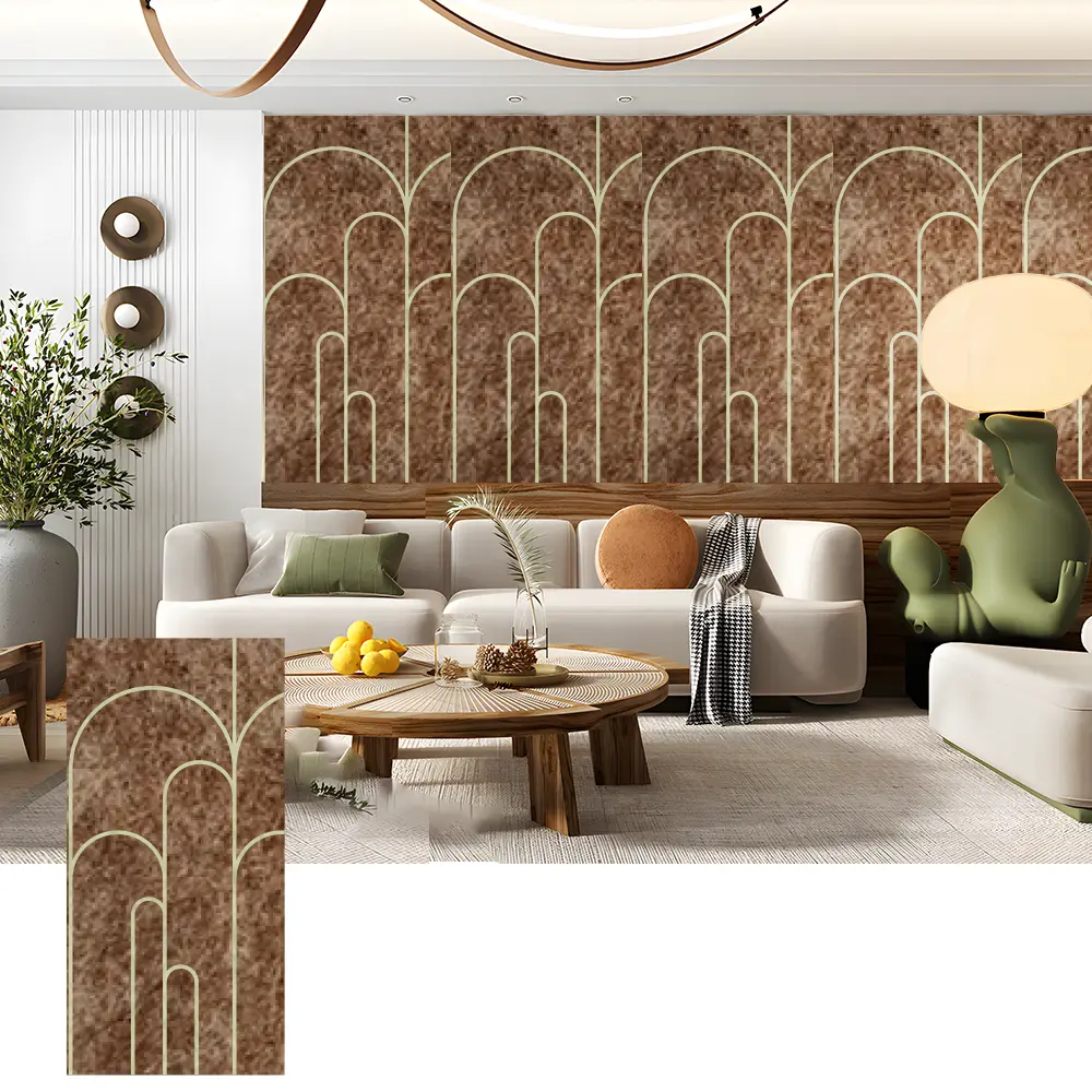 3D PET-akoestische wandpanelen voor decoratieve interieurs