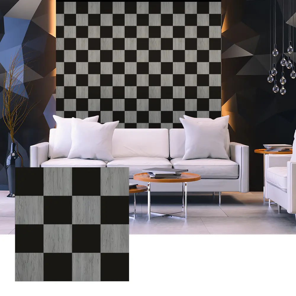 3D-houtfineer-akoestische panelen voor binnenmuurontwerp