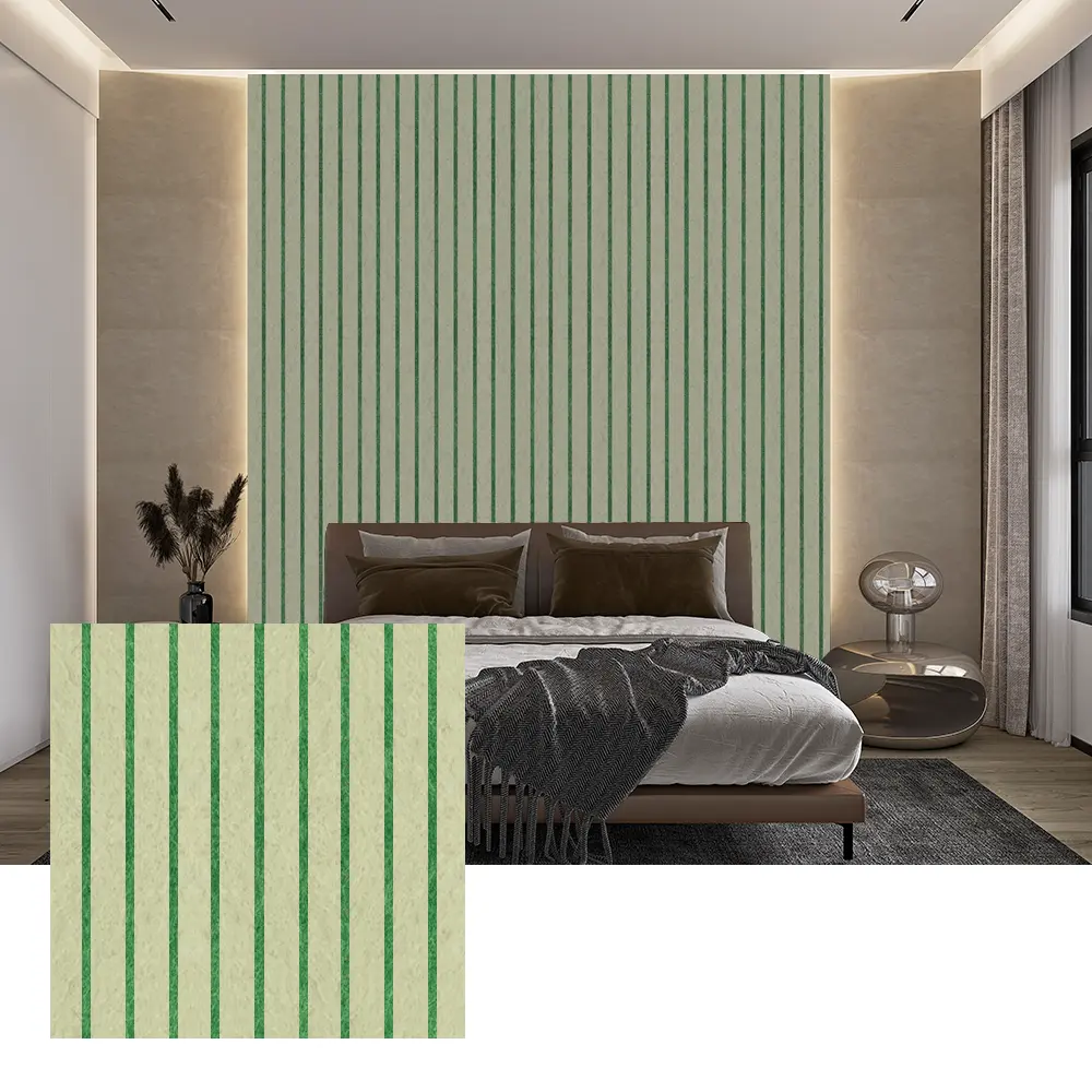 Gekleurde PET-akoestische panelen voor binnenwanddecoratie