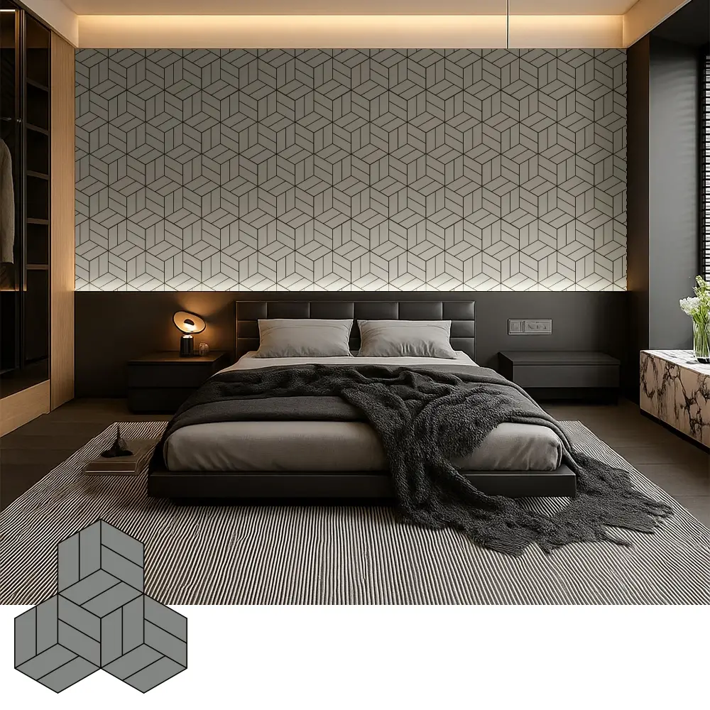 Decoratieve akoestische houtfineerpanelen voor moderne interieurs