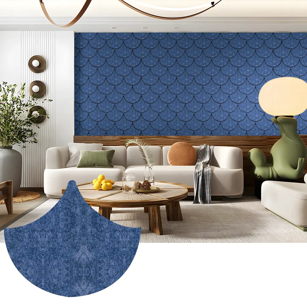 Decoratieve PET-akoestische panelen voor stijlvolle wandruimtes