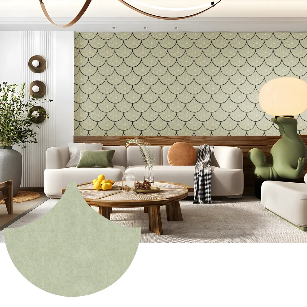 Decoratieve PET-akoestische panelen voor stijlvolle wandruimtes