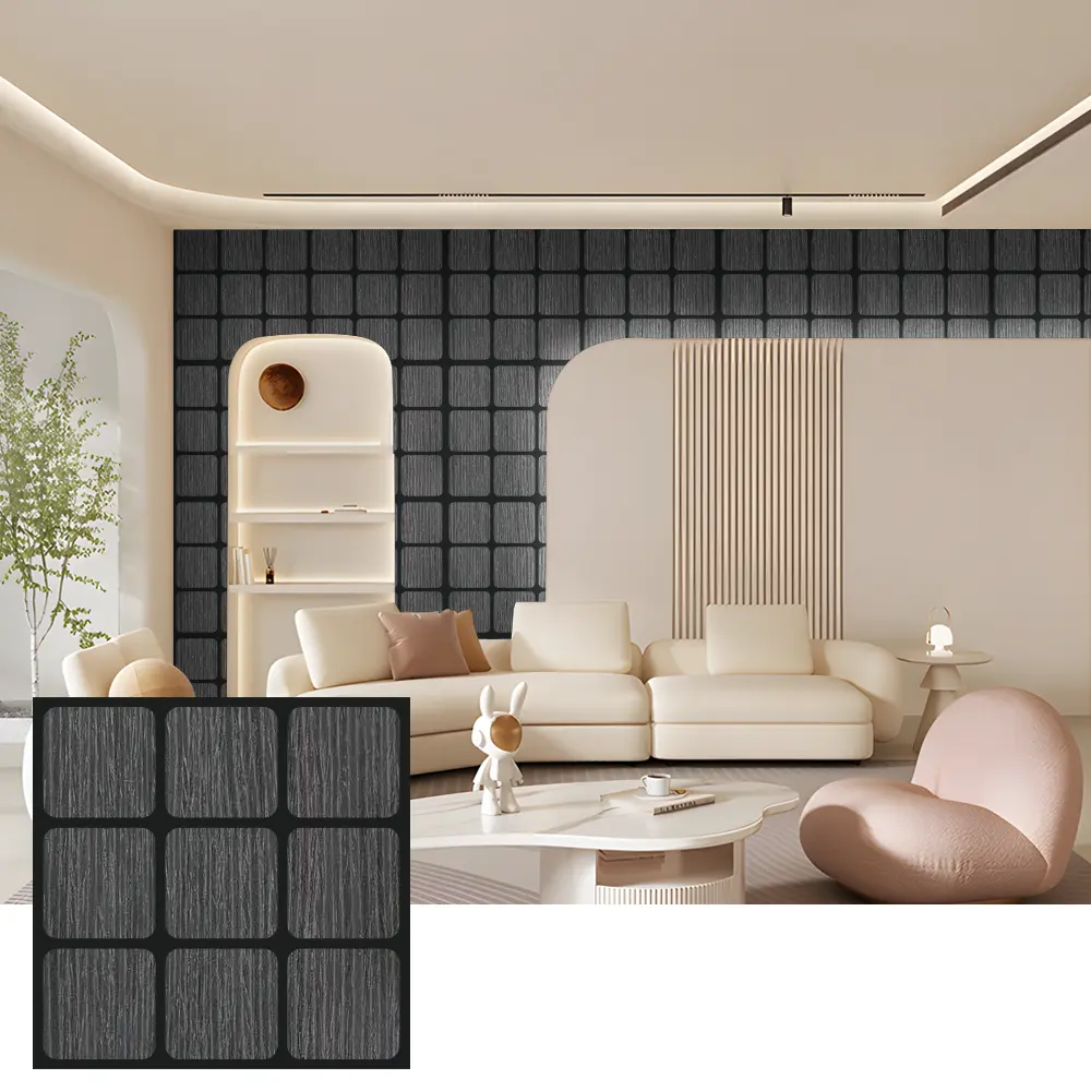 Decoratieve houten akoestische panelen voor binnenmuren