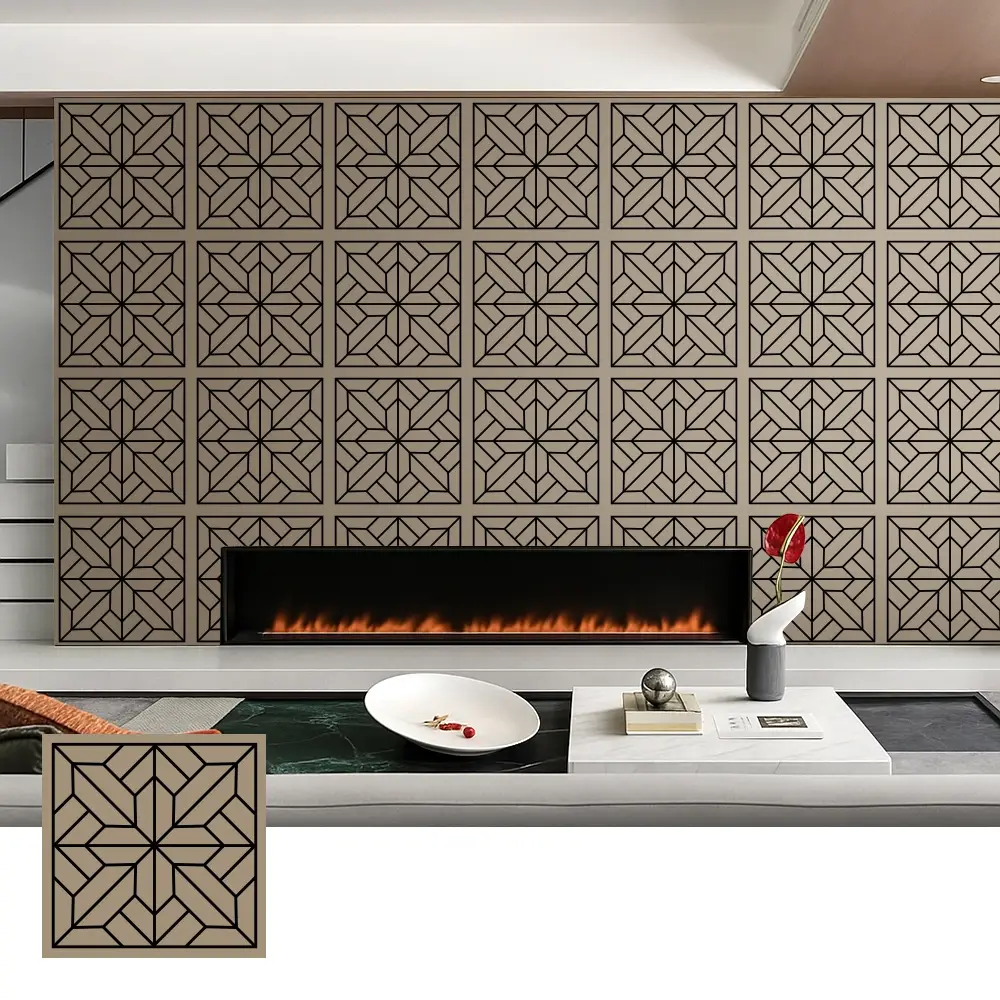 Decoratieve akoestische panelen van houtfineer voor binnengebruik