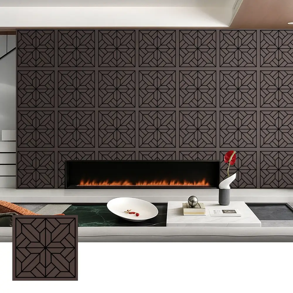 Decoratieve akoestische panelen van houtfineer voor binnengebruik