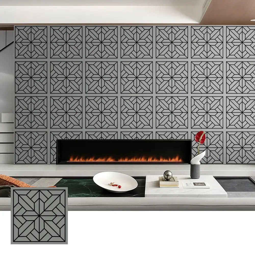 Decoratieve akoestische panelen van houtfineer voor binnengebruik