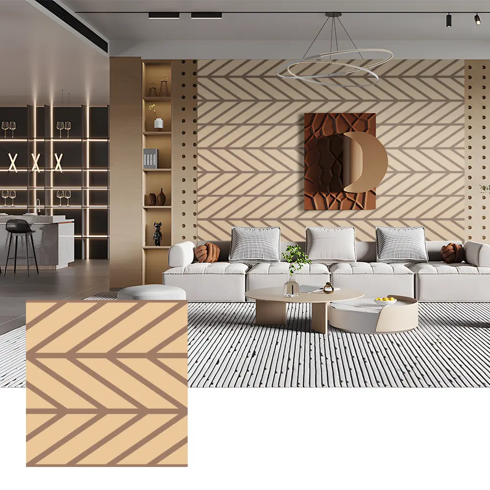 PET-akoestische panelen voor binnenwanddecoratie